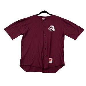 Vintage Paramount Sportswear Equality Wear Baseball Jersey Maroon Men XL US